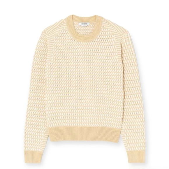 Re/Done Tops - RE/DONE 50’s Cotton Crewneck Sweater - NWT